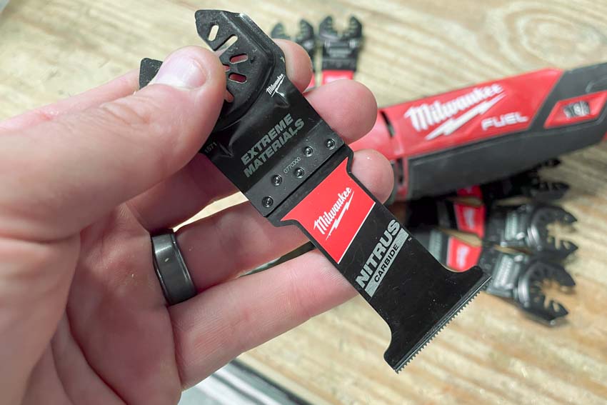 Milwaukee Nitrus Carbide Oscillating MultiTool Blades Review ToolKit