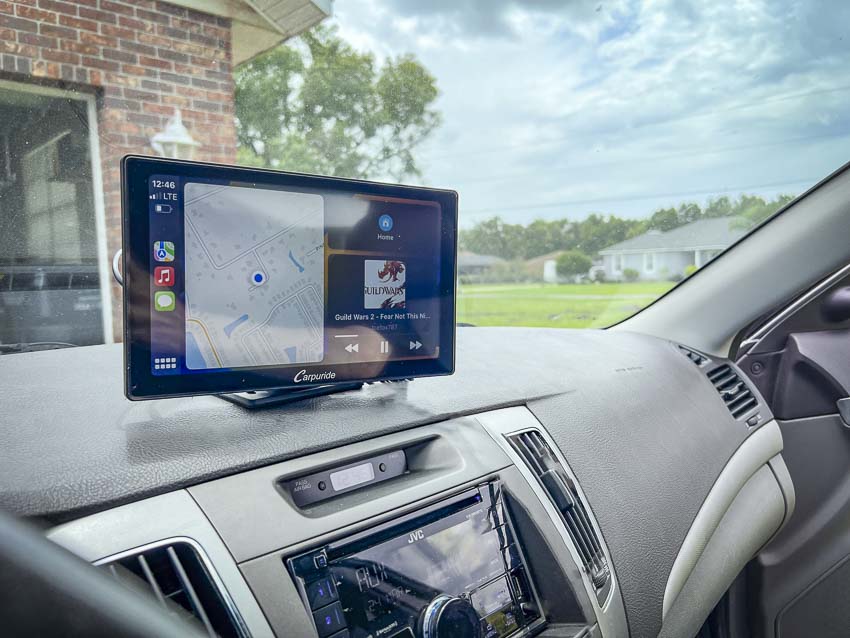 Carpuride 9 Inch Dual Bluetooth Car Stereo Wireless Apple Carplay Android  Auto
