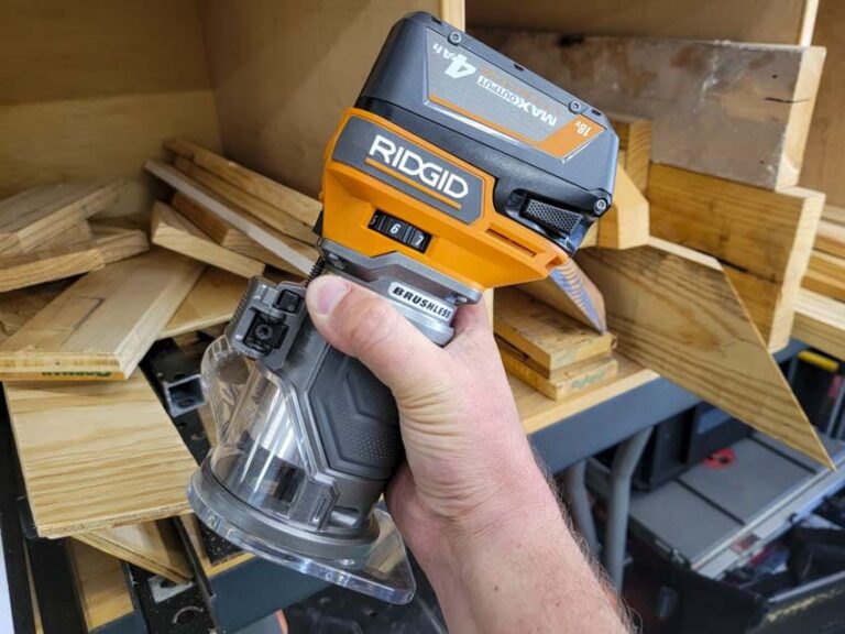 Ridgid 18V Cordless Compact Trim Router Review R860444B - Pro Tool Reviews