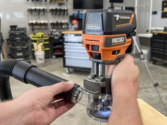 Ridgid 18V Cordless Compact Trim Router Review R860444B - Pro Tool Reviews