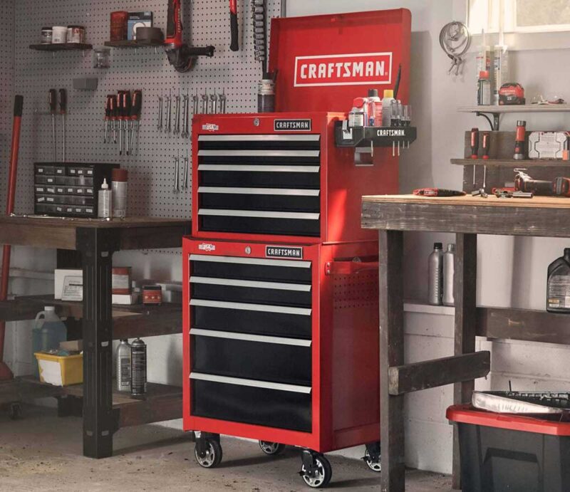 Craftsman S2000 series stacked tool chest