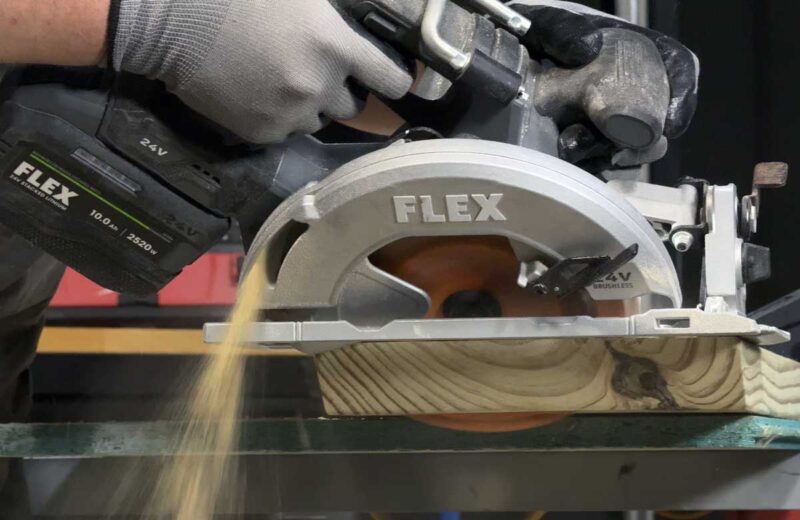 Flex FX2141 circular saw bevel-cutting