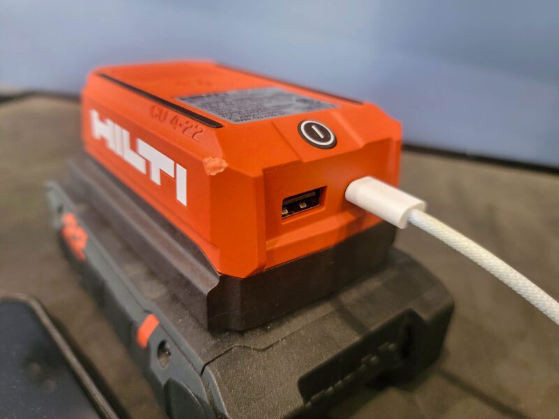 Hilti USB Jobsite Charger