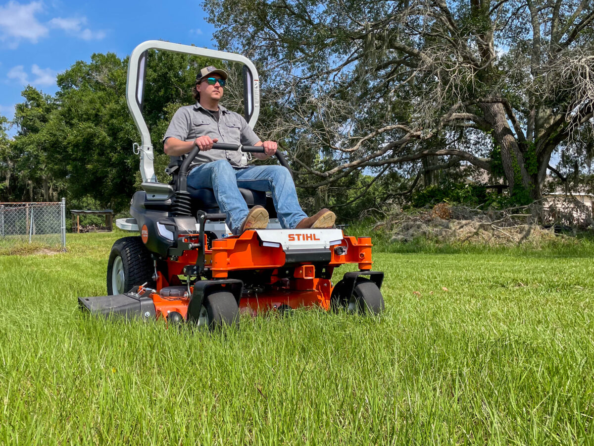 Stihl battery-powered zero-turn lawn mower