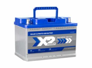 X2Power AGM battery truck car