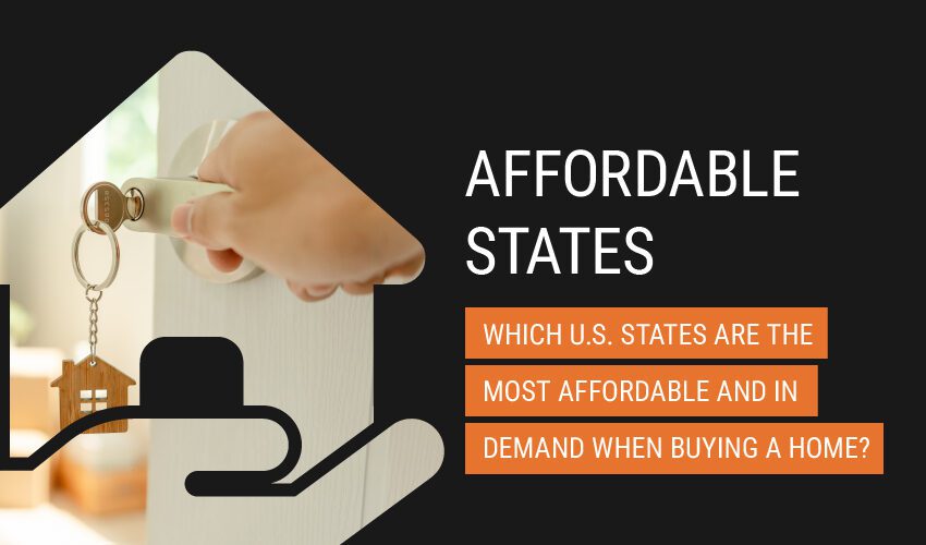 Most affordable states when buying a home
