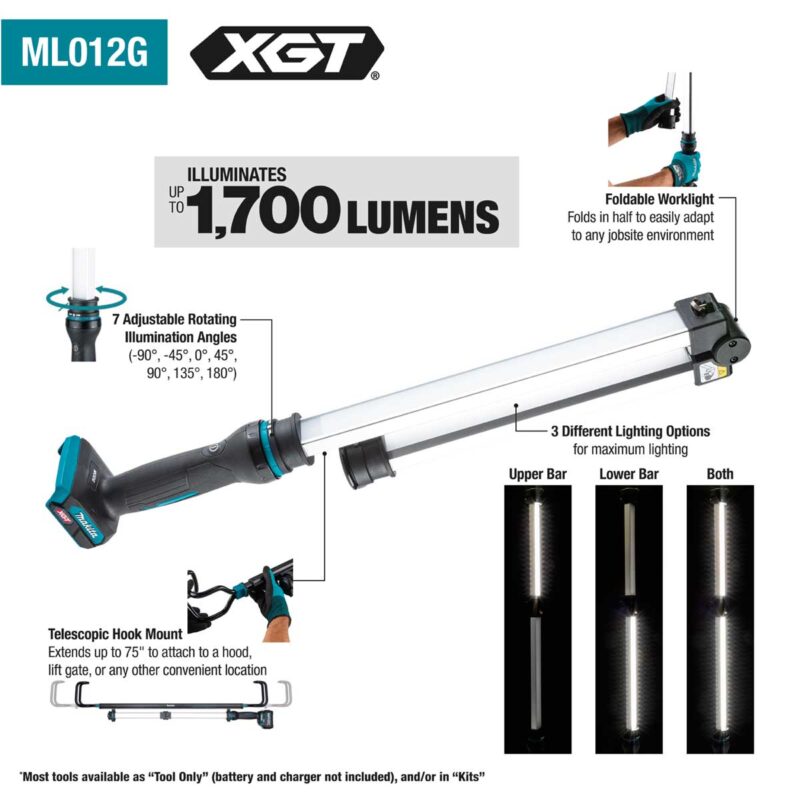 Makita ML012G XGT underhood light