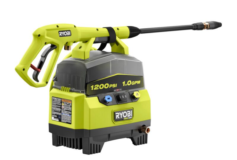 Ryobi 40V Battery-Powered Pressure Washer