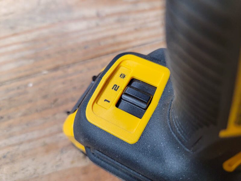 DeWalt DCF870 Impact Driver Speed Control