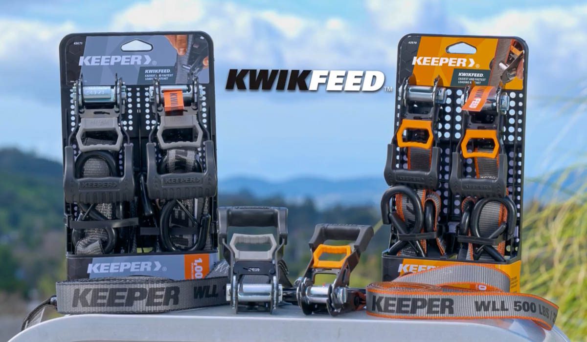 Keeper Kwikfeed Ratchet Straps