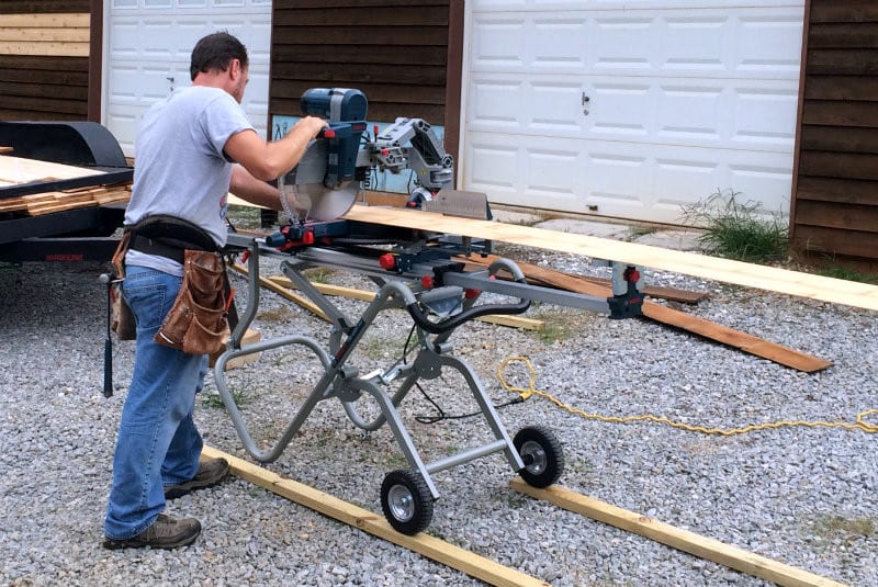 Bosch T4B Gravity Rise Miter Saw Stand