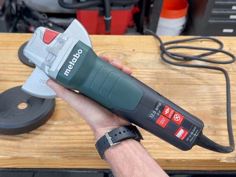 Metabo WP 13-150 Quick 12-Amp Angle Grinder Profile