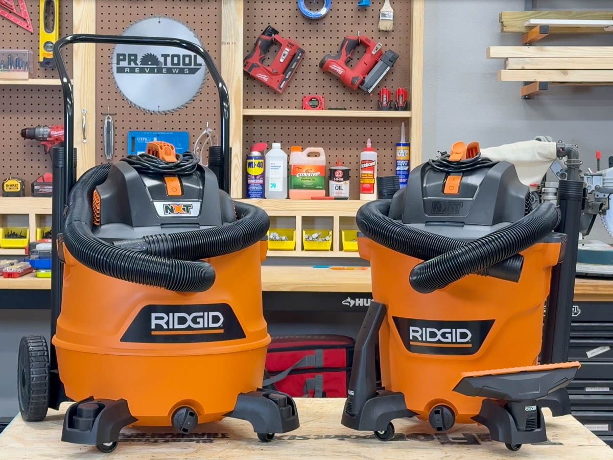 Ridgid NXT Vacuums