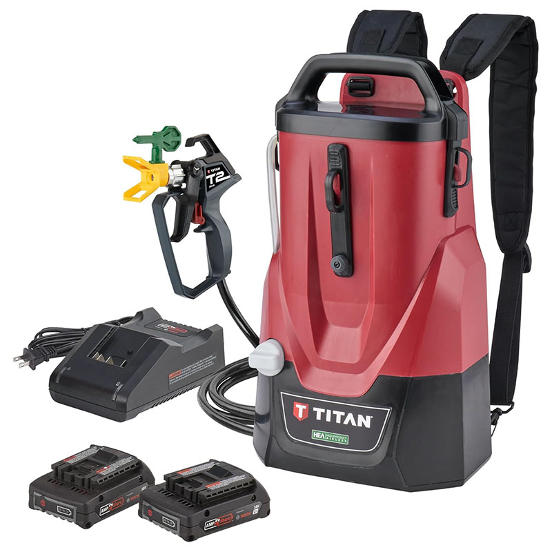 Titan ControlMax 1650 Cordless HEA Sprayer Kit 