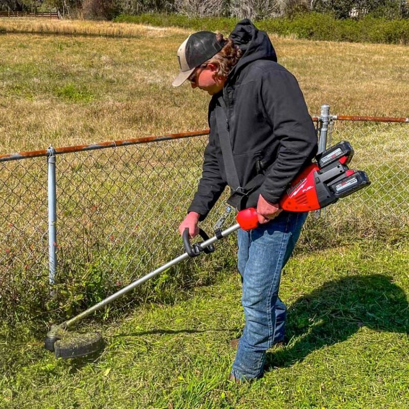 Most Powerful Battery-Powered String Trimmer: Milwaukee M18 Fuel Dual Battery 3006