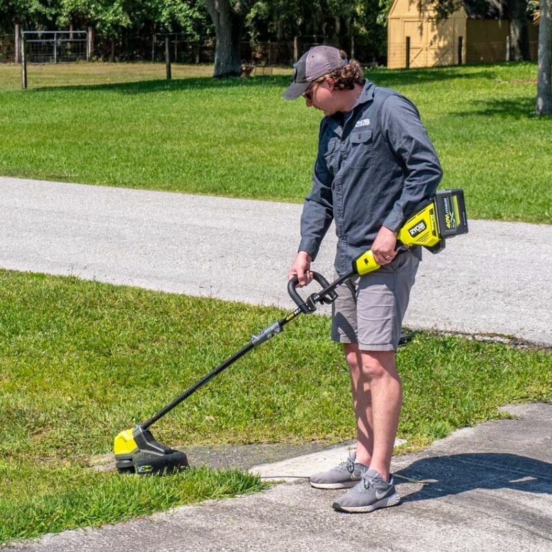 Best Battery-Powered String Trimmer Residential Performance: Ryobi 40V HP Brushless RY402110