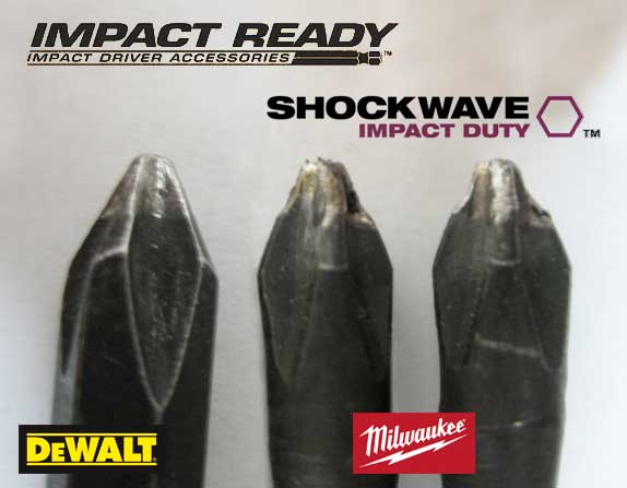 Impact Ready vs Milwaukee ShockWave Bits Face-off