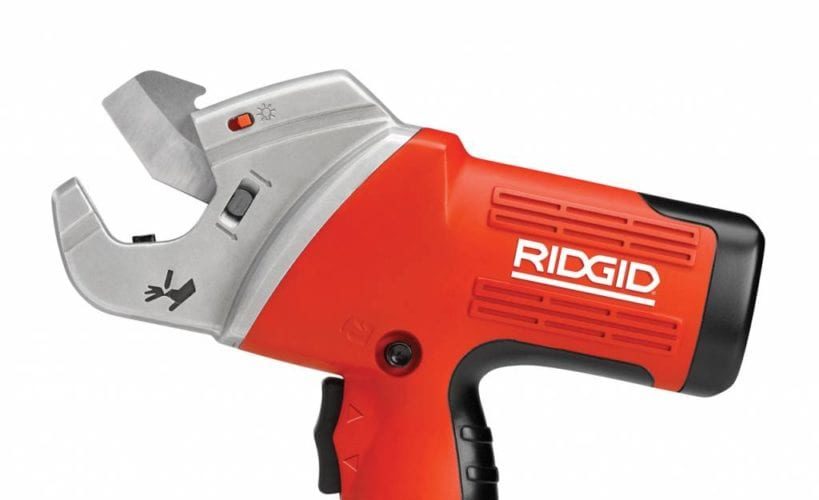 Ridgid Debuts TC-40 Plastic Pipe and Tube Cutter