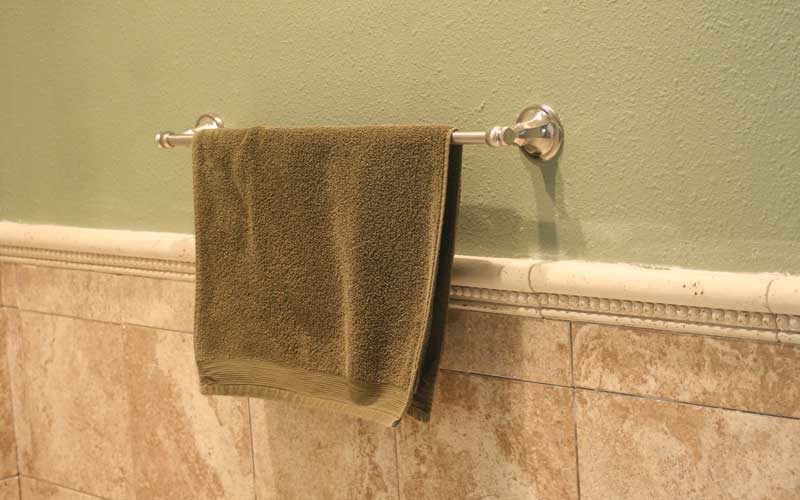 Installing a Towel Rack